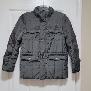 Boy's ACOOLA KIDS Jacket hood 8-10 (140 cm or 55.12 inches) Seaweed polyester